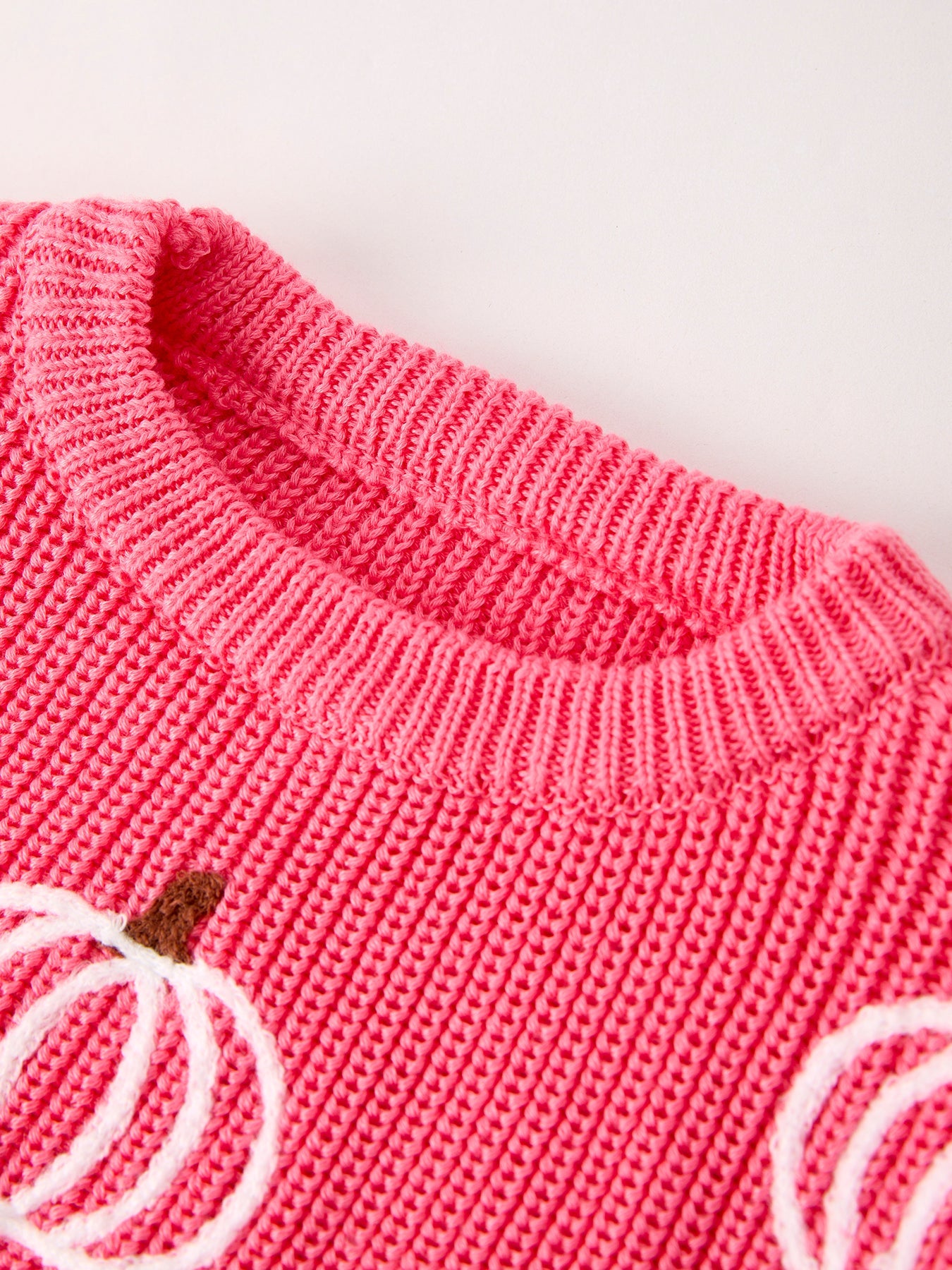 Pink Pumpkin Knit Sweater