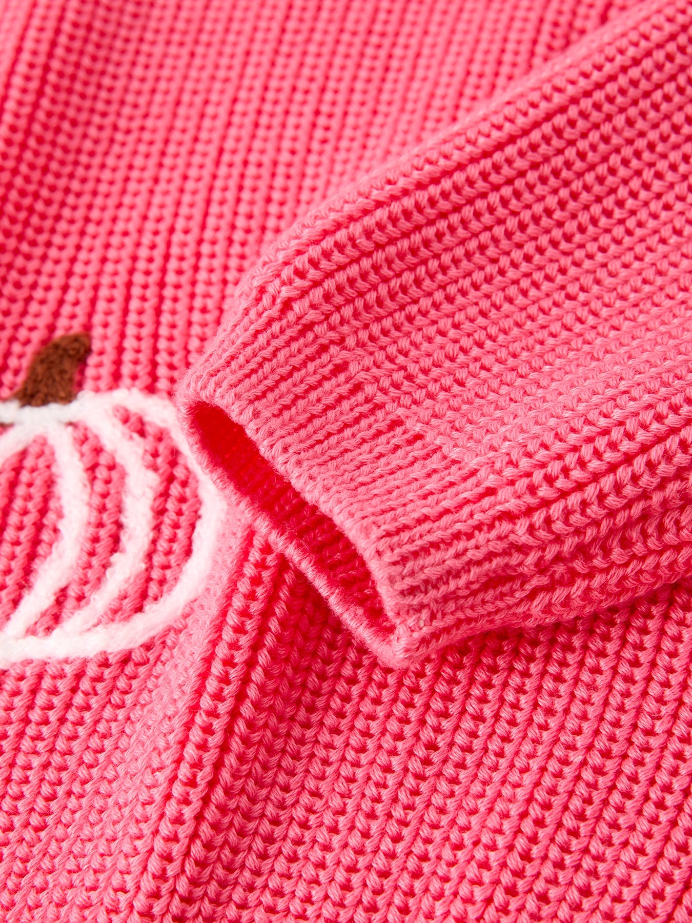 Pink Pumpkin Knit Sweater