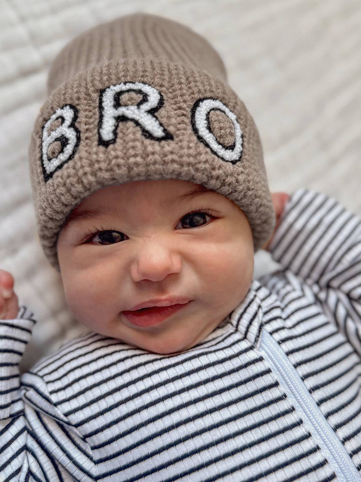 Bro Knit Hat, Cocoa: 12 mo. - 4 yr.