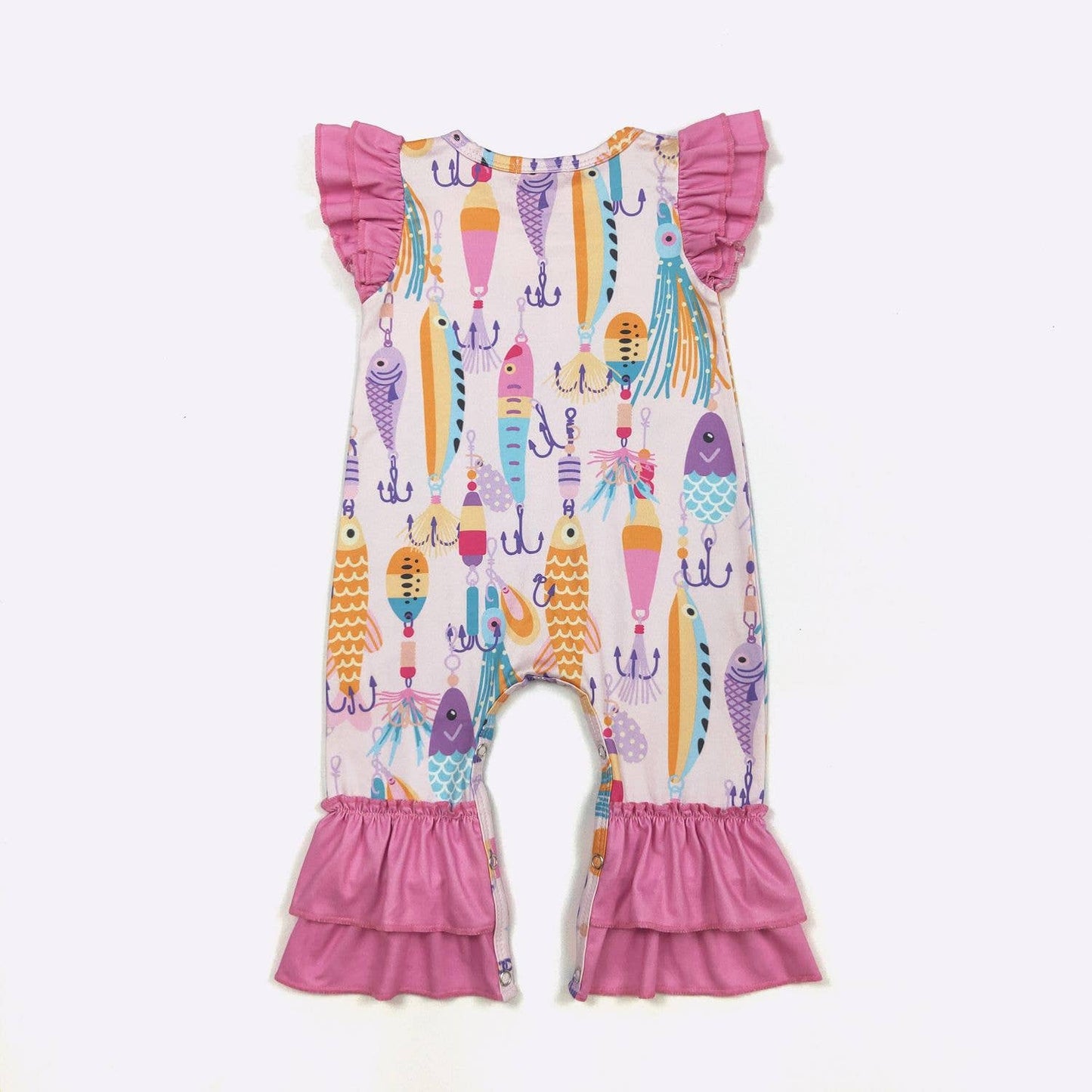 Sweet Catch Ruffle Romper