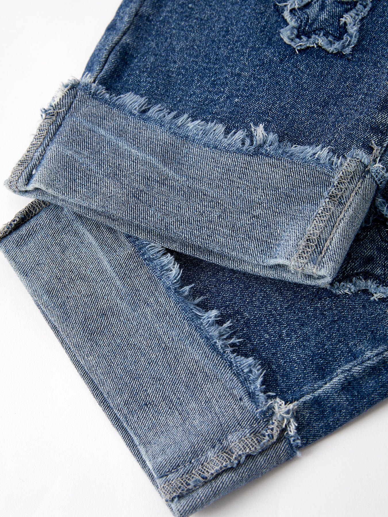 You're a Star Distressed Button Jeans