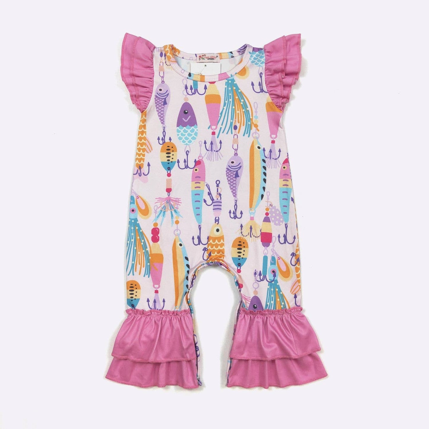 Sweet Catch Ruffle Romper