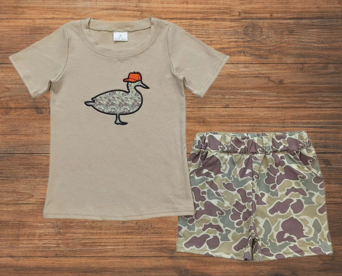 Duck Hunter Camo Shorts Set
