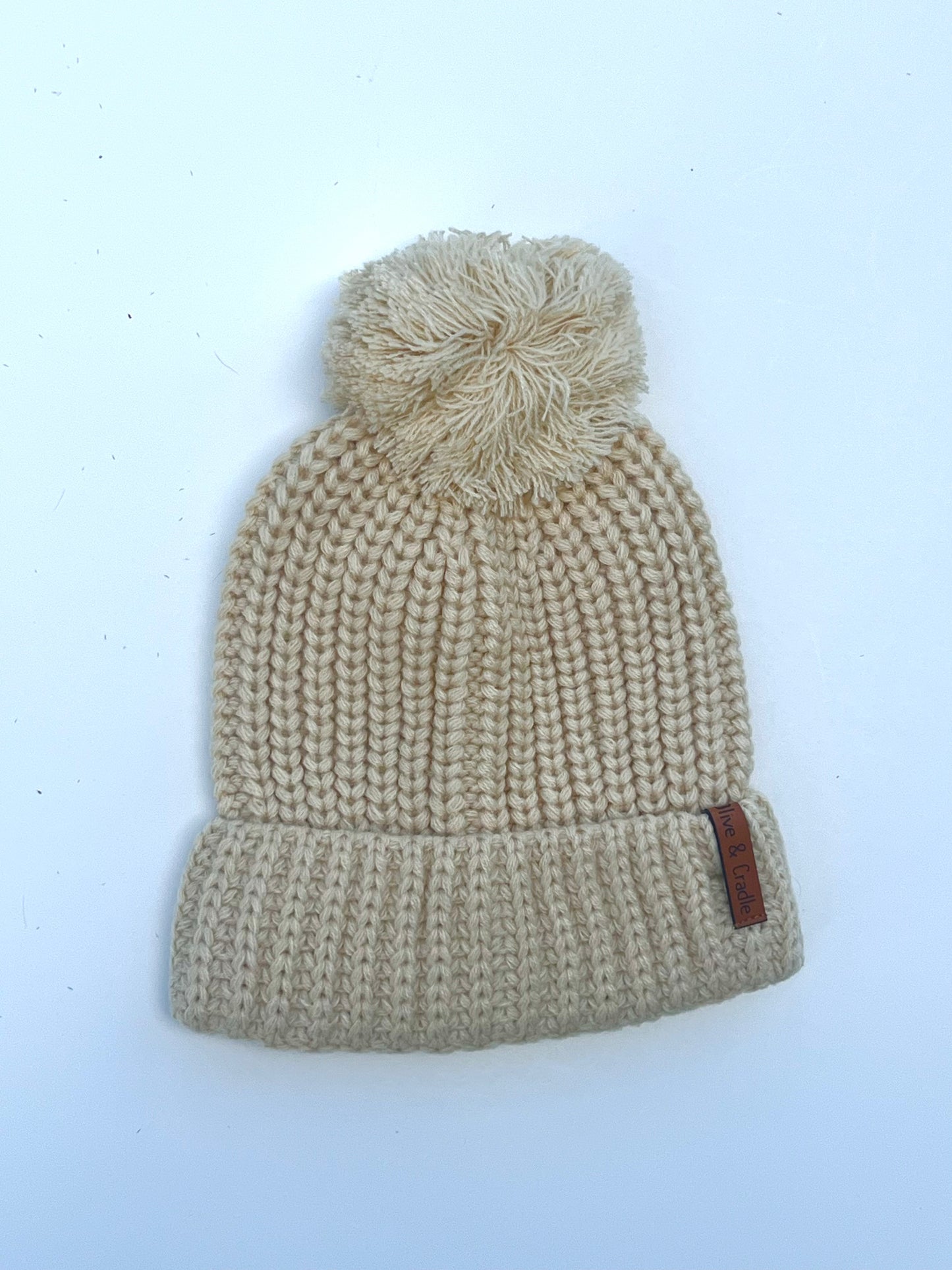 Baby Beanie Knit Hat with Pom Pom
