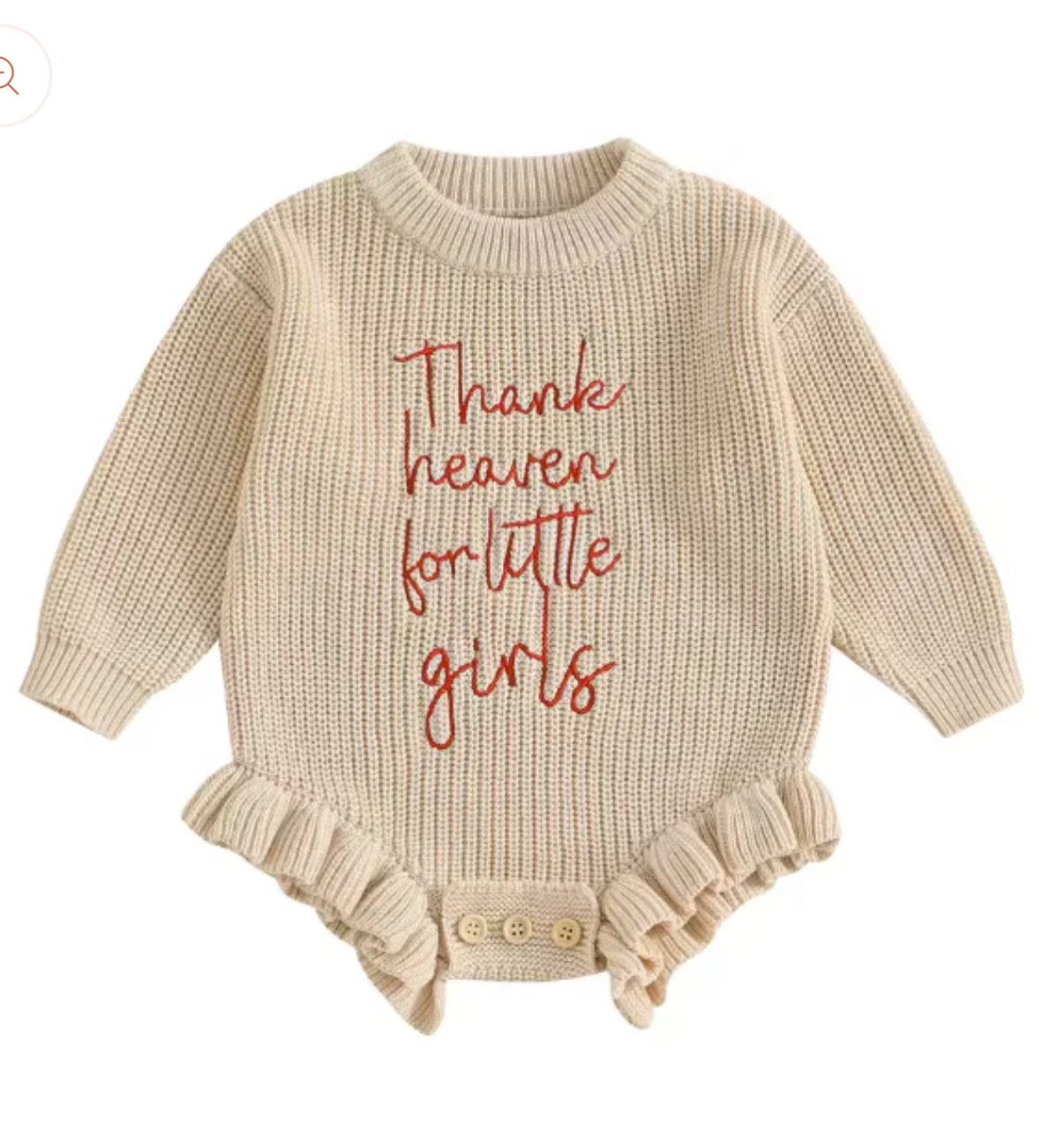 Thank Heaven Knit Romper