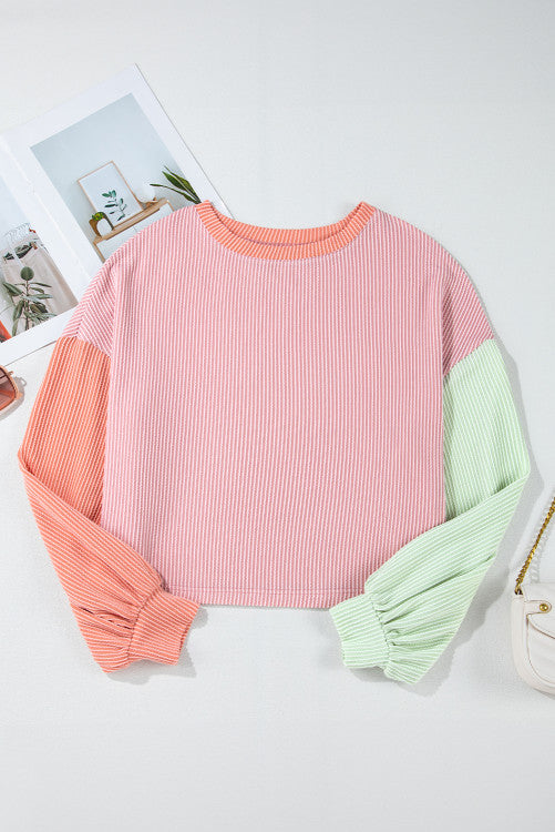The Annie Color Block Top