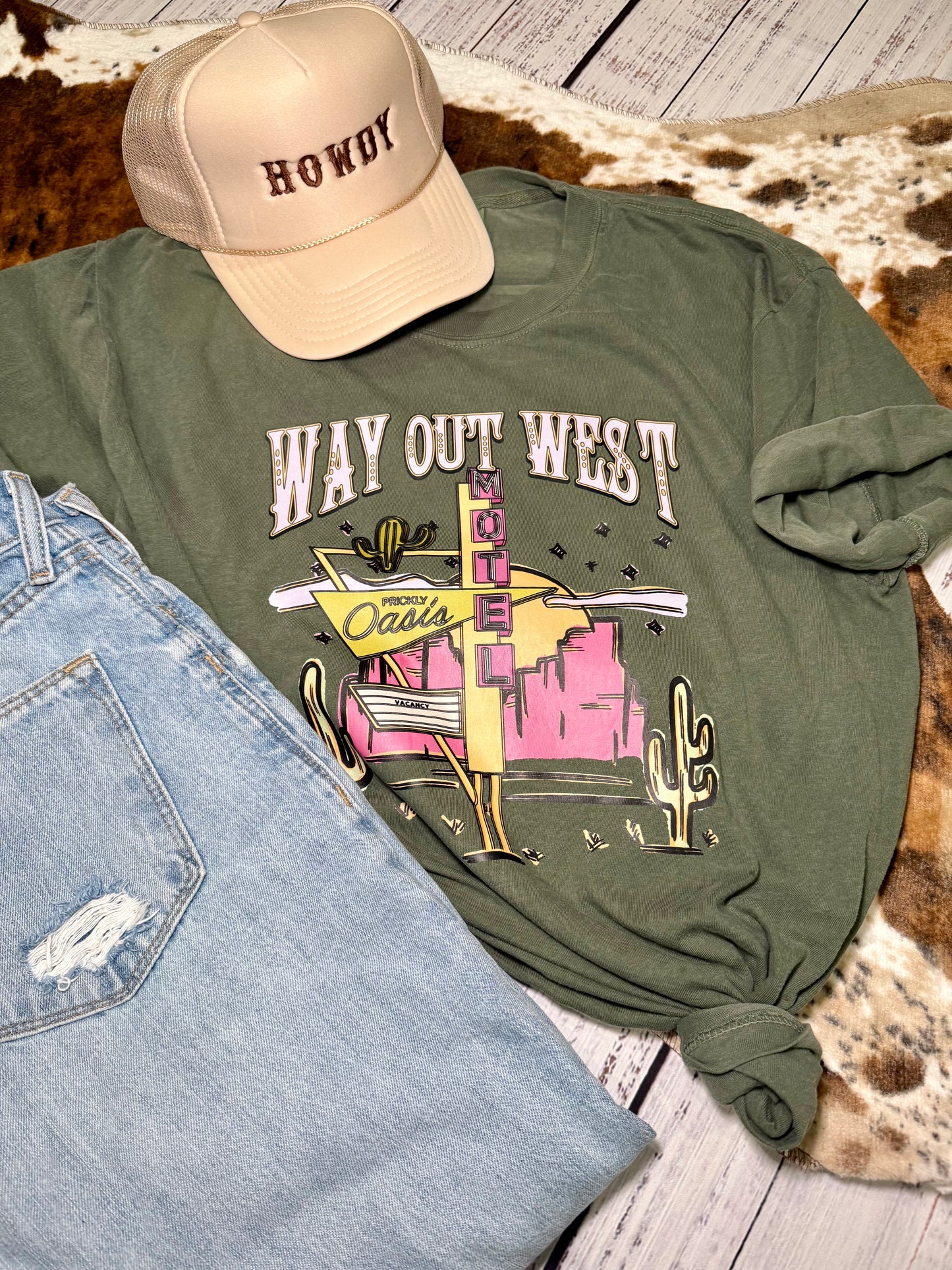 Way Out West Graphic Tshirt (adult)