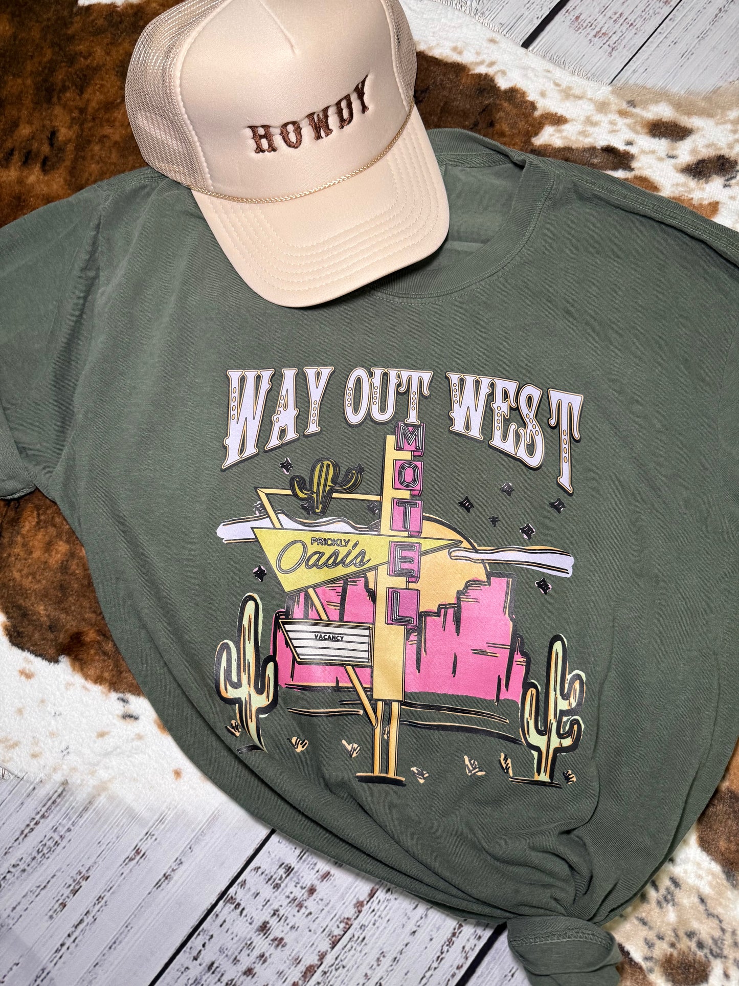 Way Out West Graphic Tshirt (adult)