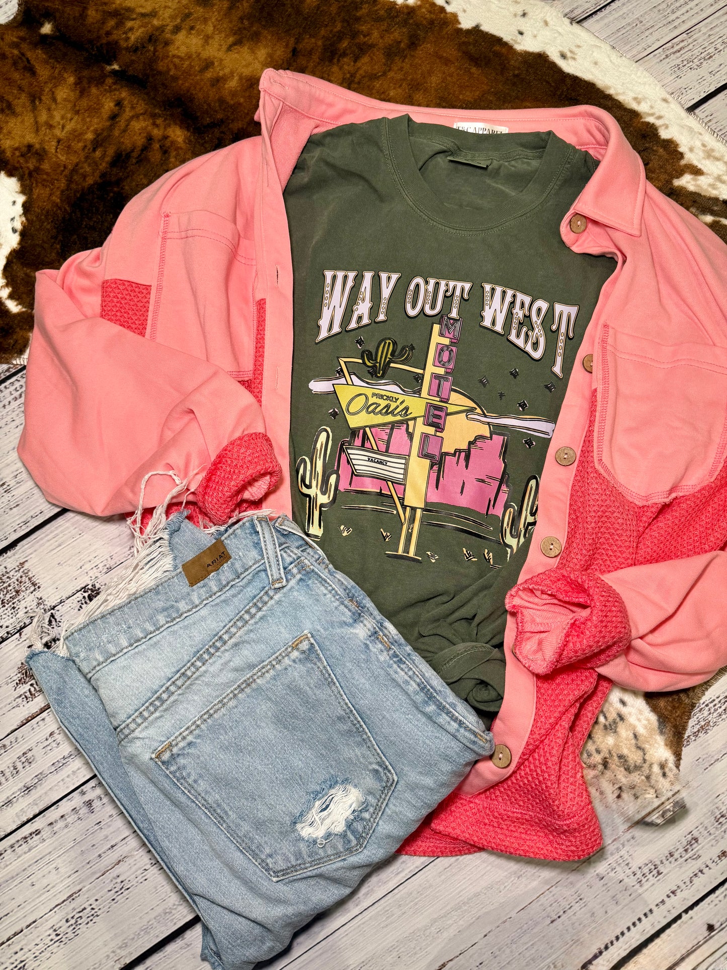 Way Out West Graphic Tshirt (adult)