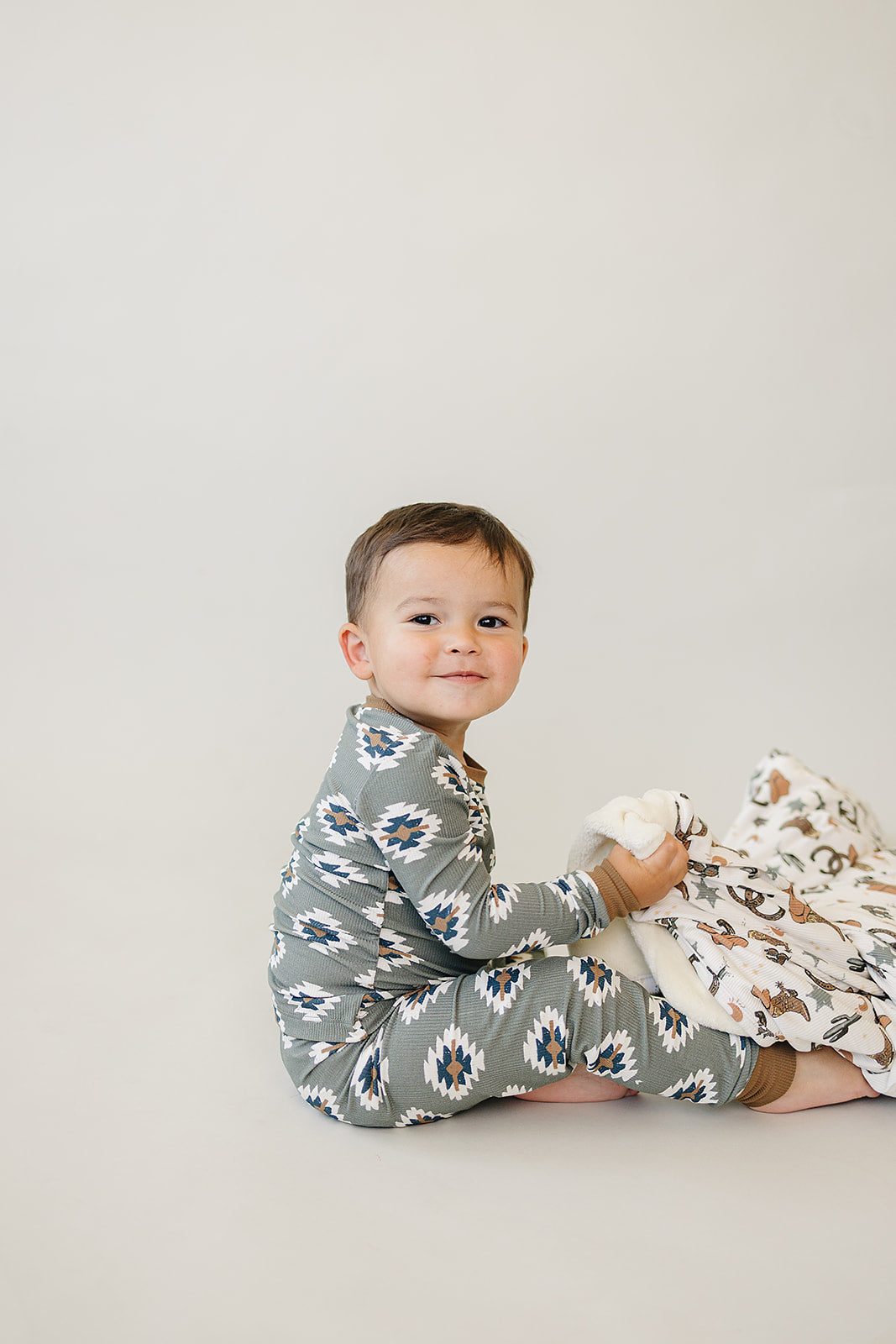Western Desert Two-Piece Pajama Set
