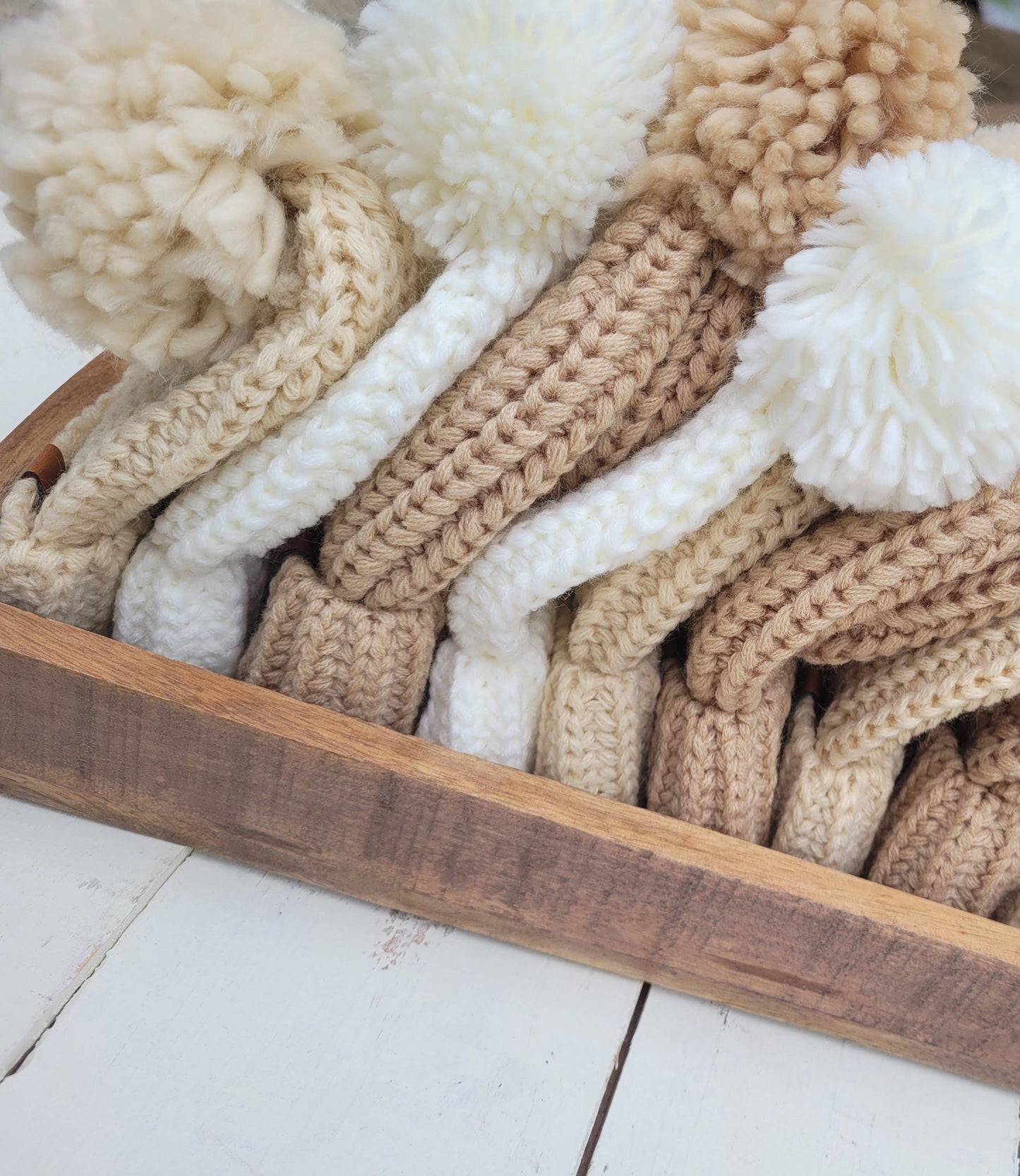 Baby Beanie Knit Hat with Pom Pom