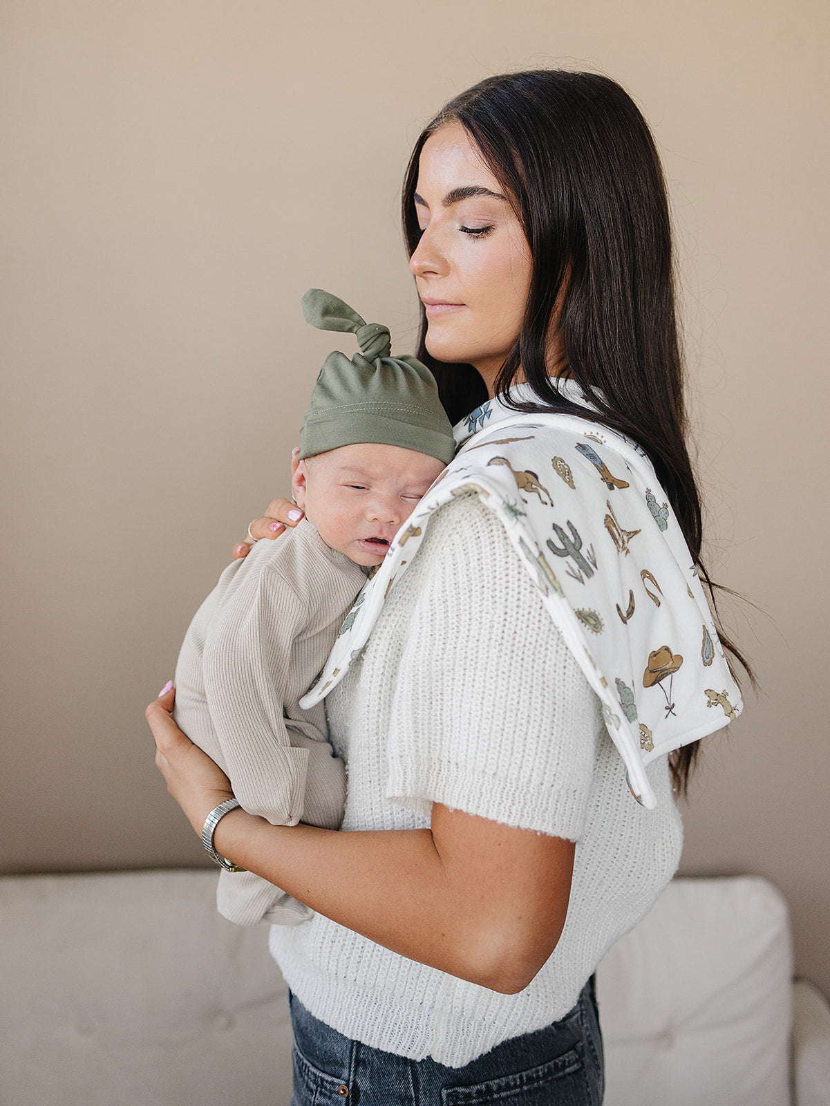 Cowboy Burp Cloth - Western Inspired Burp Cloth