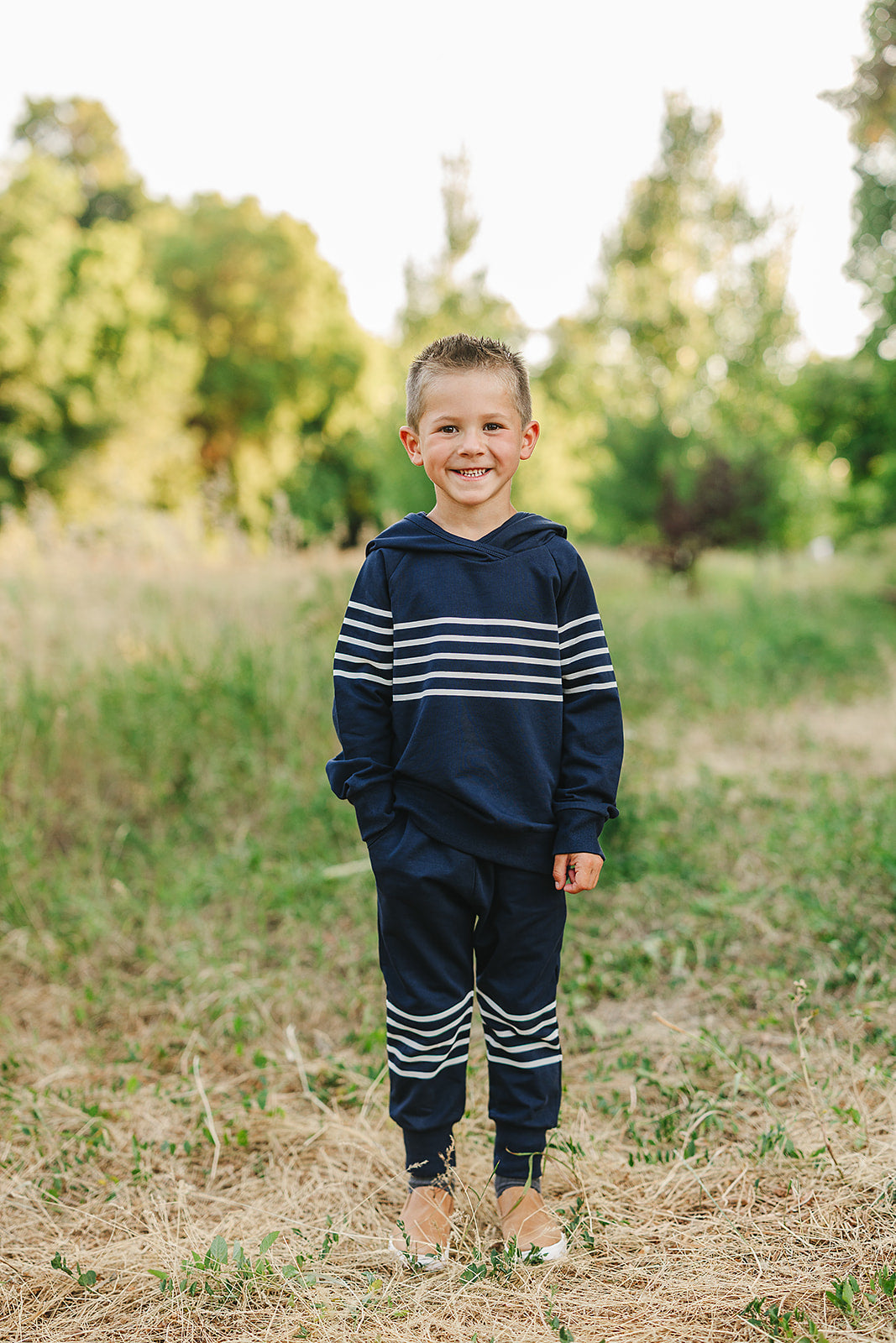 Comfortable hoodie and jogger set for babies and toddlers