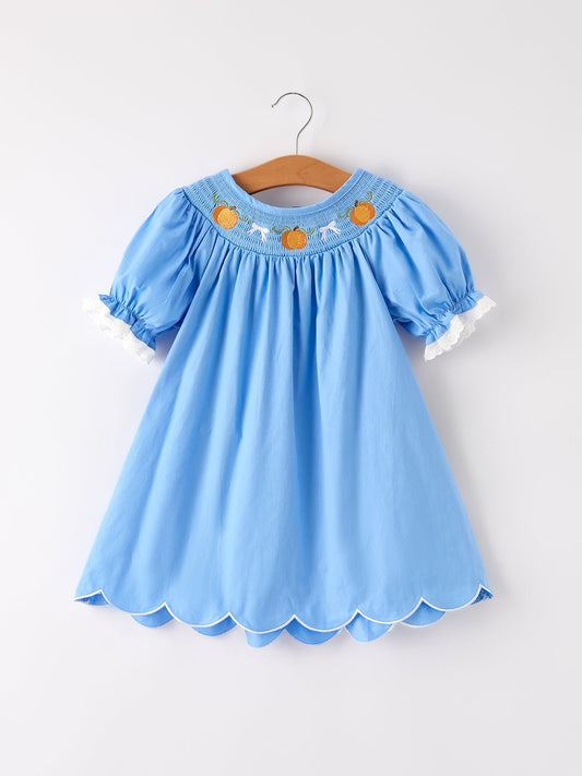 Blue Pumpkin Smocked Dress