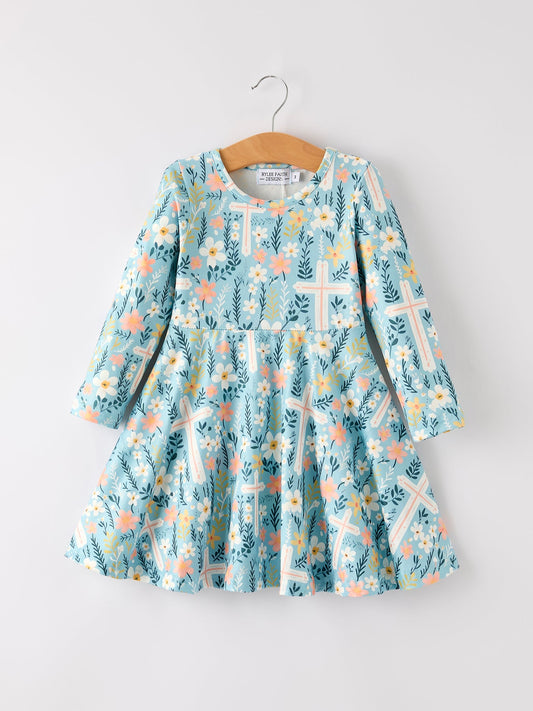 Faith & Blooms Twirl Dress