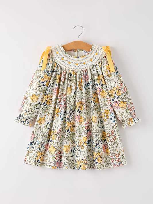Marigold Meadow Smocked Dress