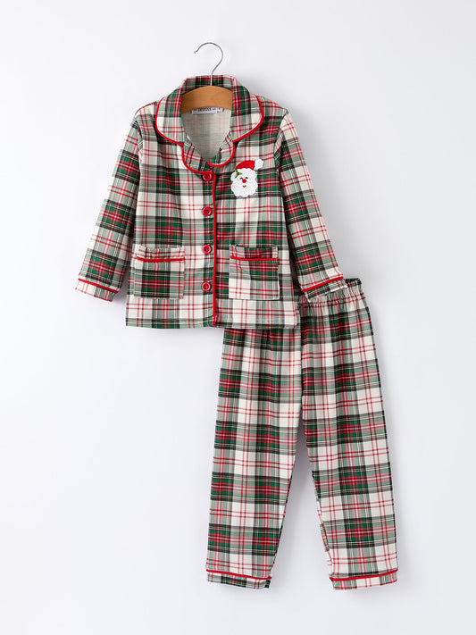 Classic Christmas Plaid Pajama Set