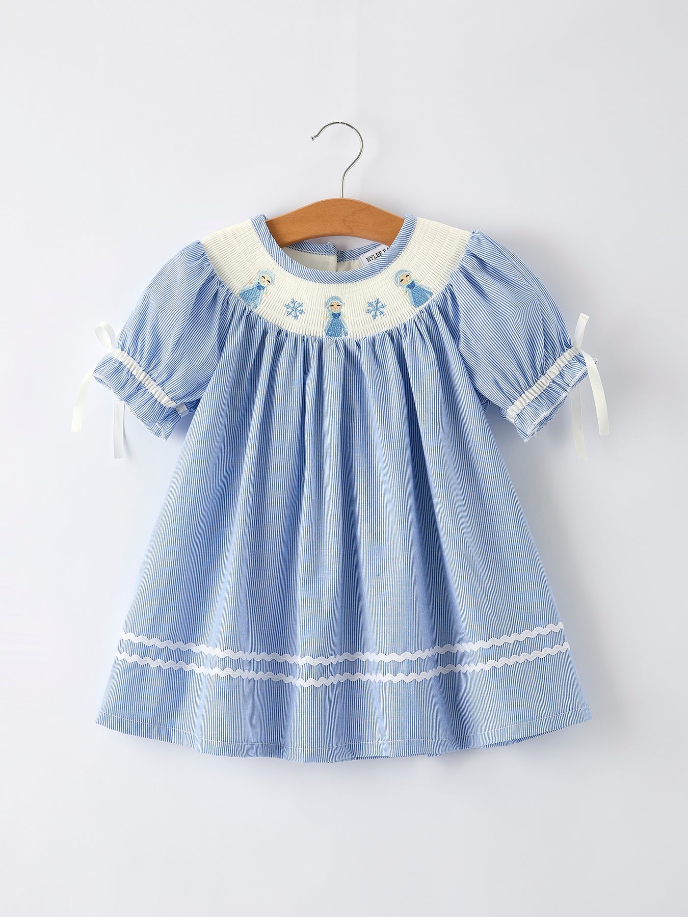Snow Princess Smocked Dress