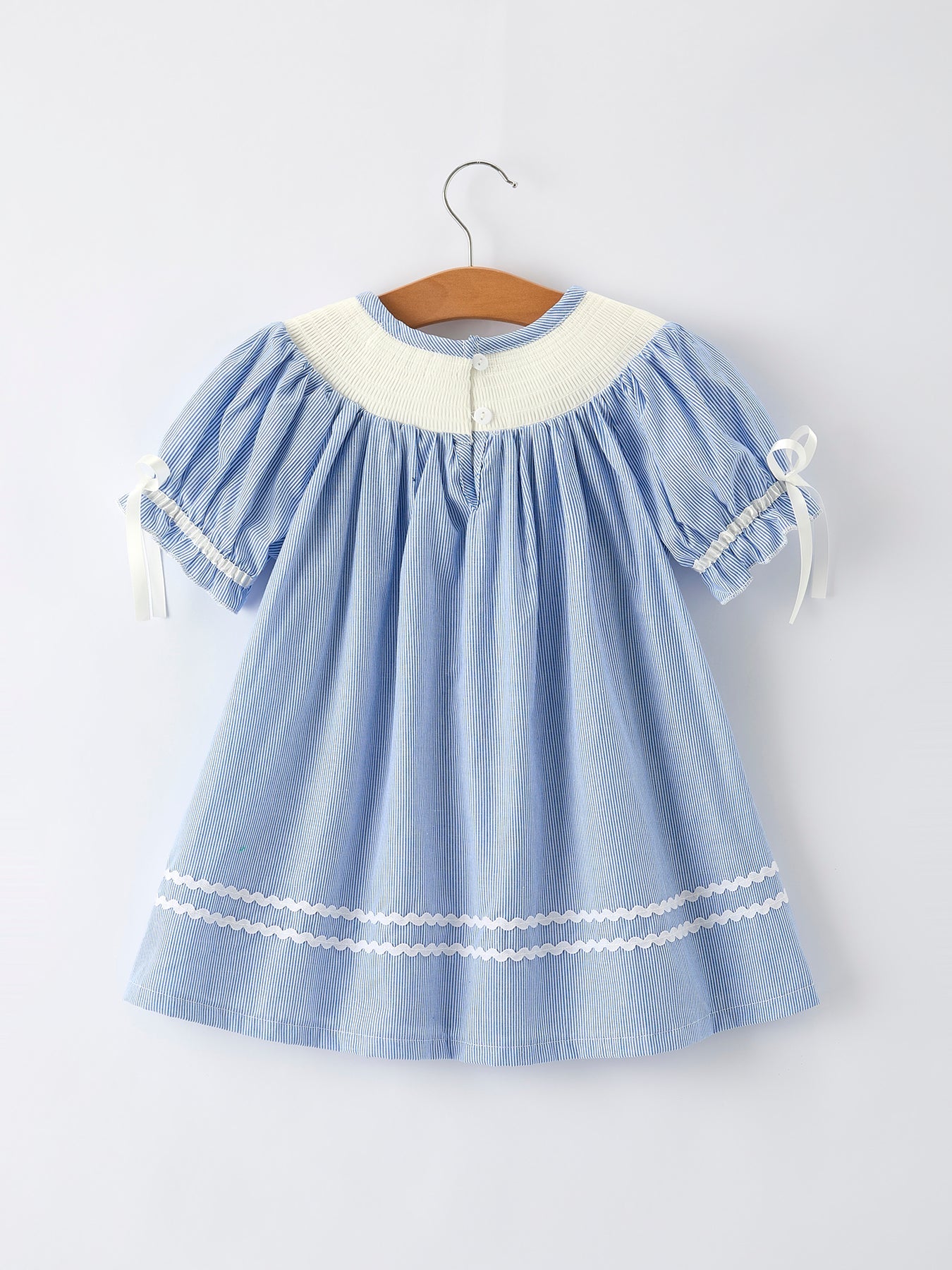 Snow Princess Smocked Dress
