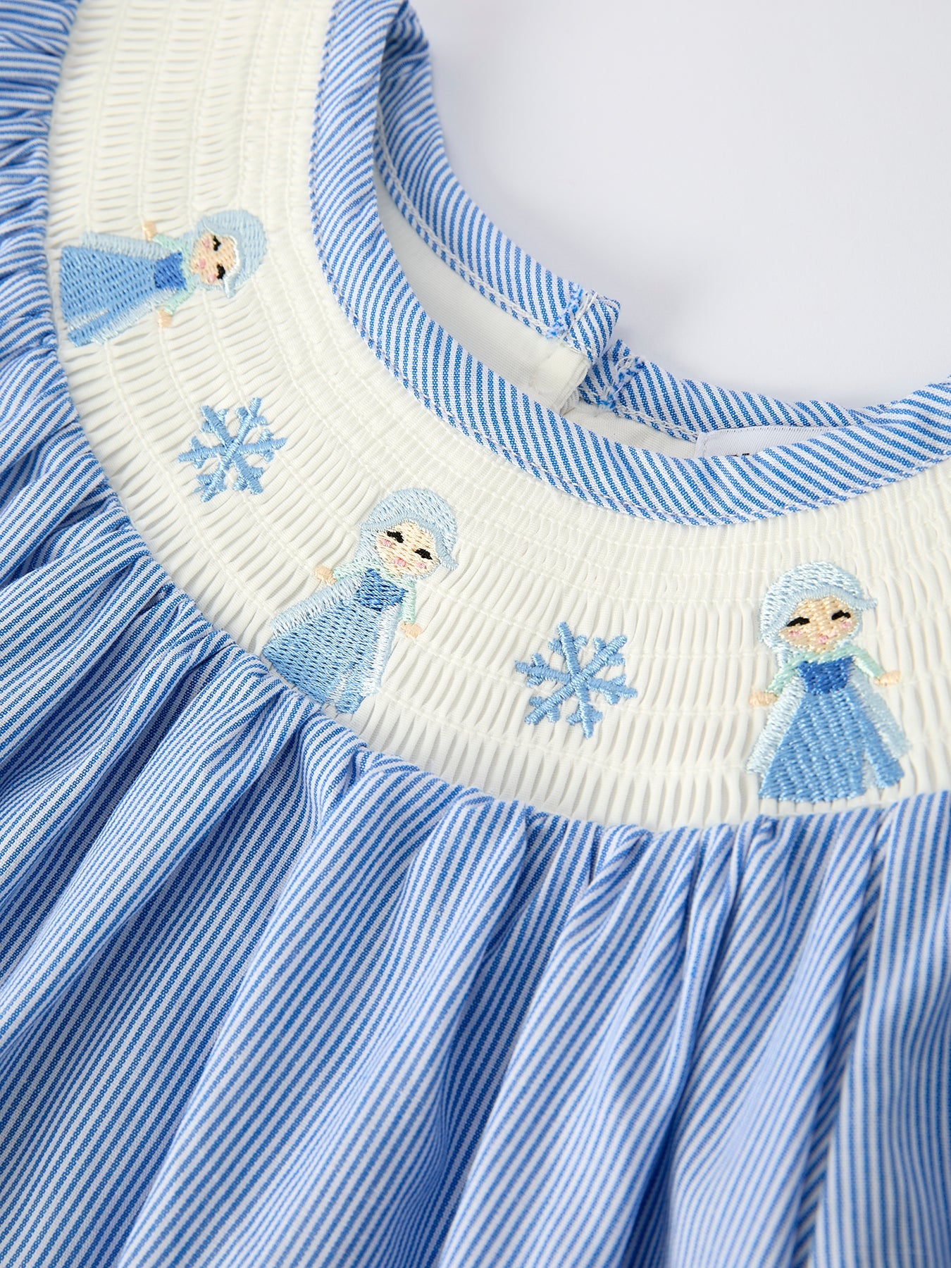 Snow Princess Smocked Dress