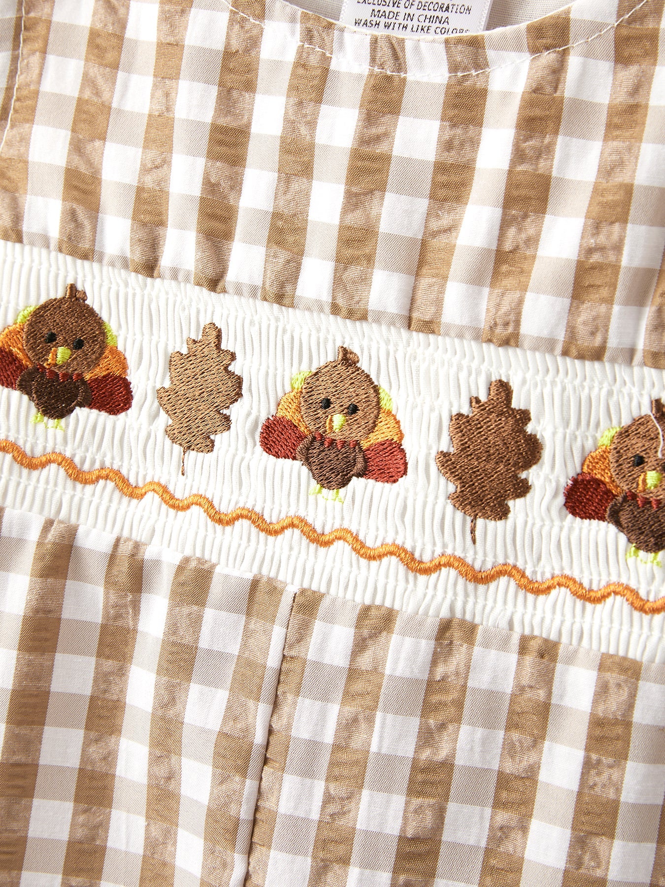 Harvest Smocked Thanksgiving Longall