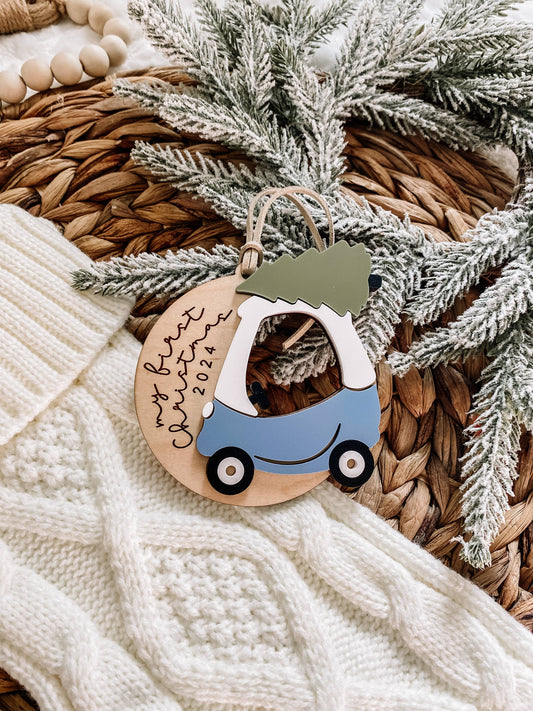 2025 Baby's First Christmas Coupe Ornament