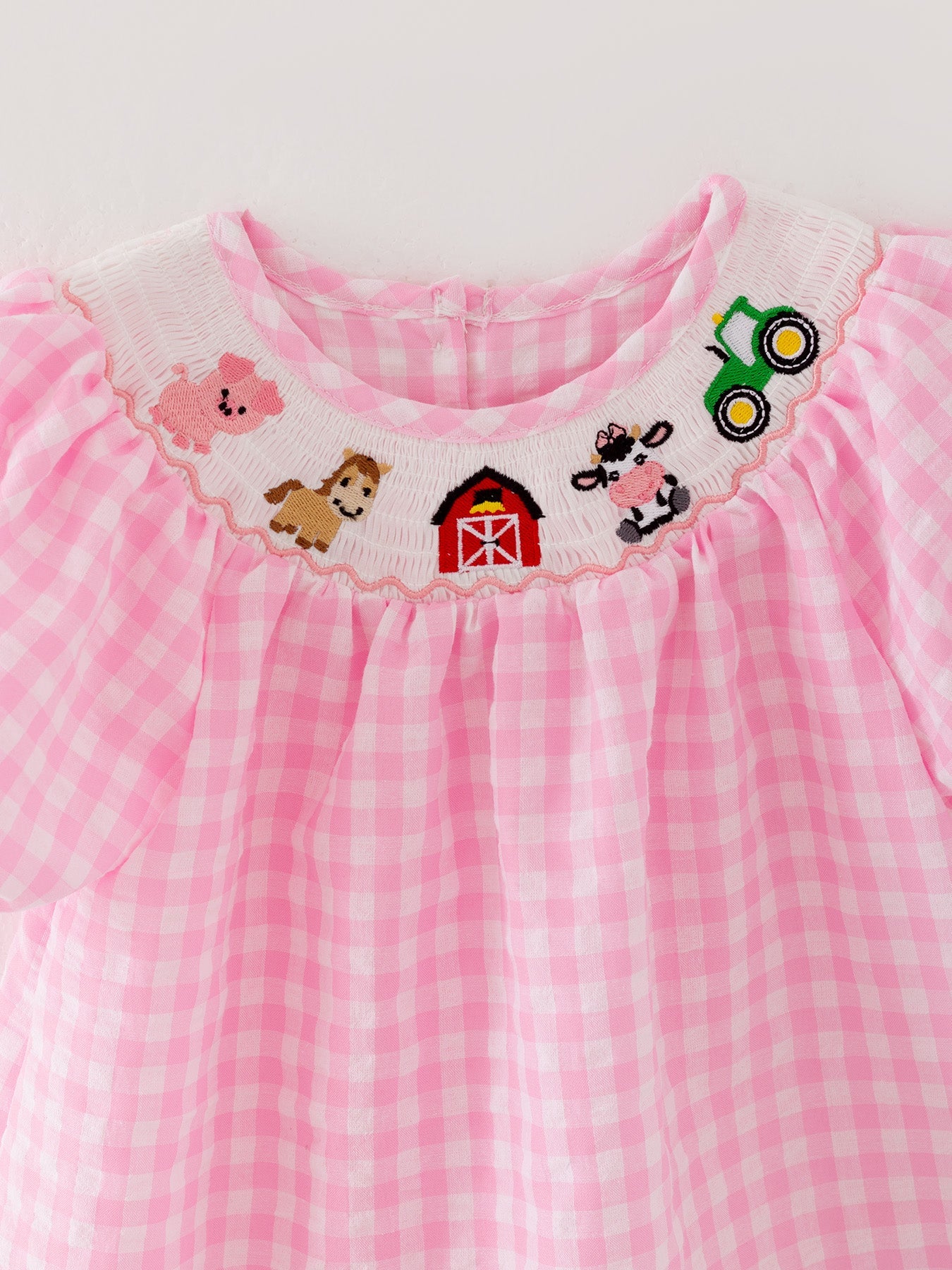 Sweet Pink Farm Smocked Dress