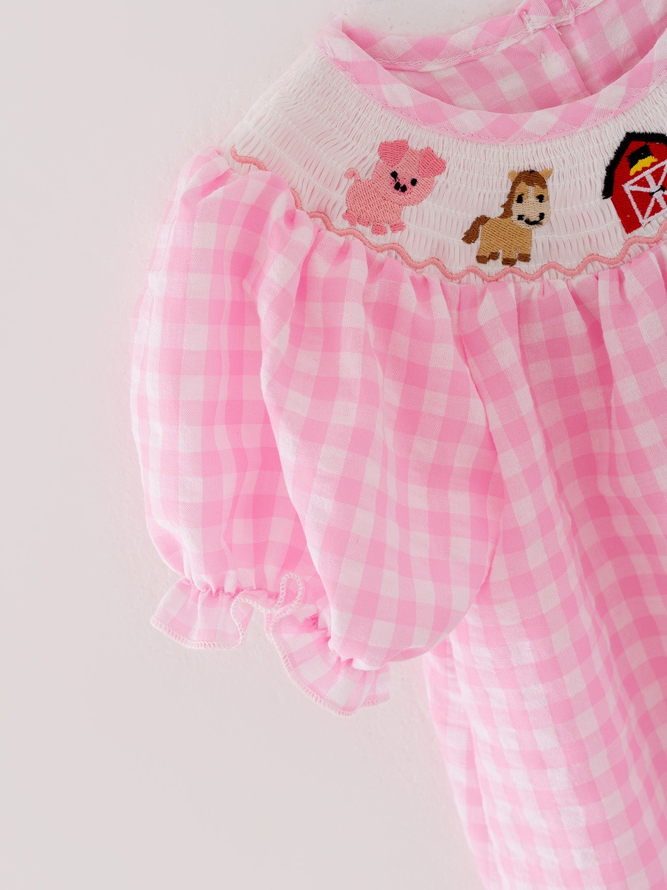 Sweet Pink Farm Smocked Dress