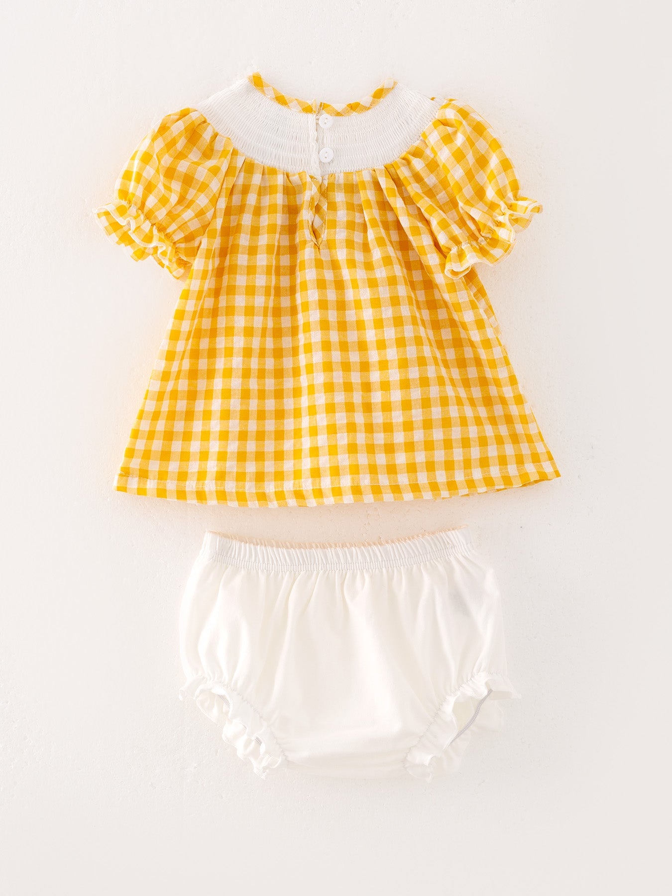 Honey Smocked Chicken Bloomer Set