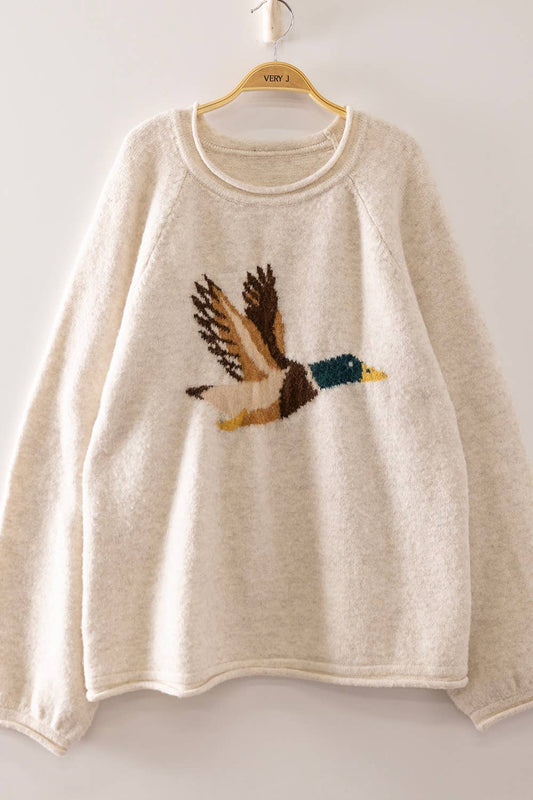 Mallard in Flight Sweater - Adult