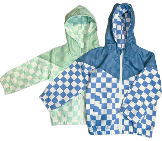 The Colson Checkered Windbreaker