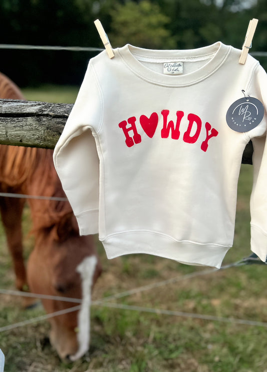 HOWDY Toddler Graphic Sweatshirt