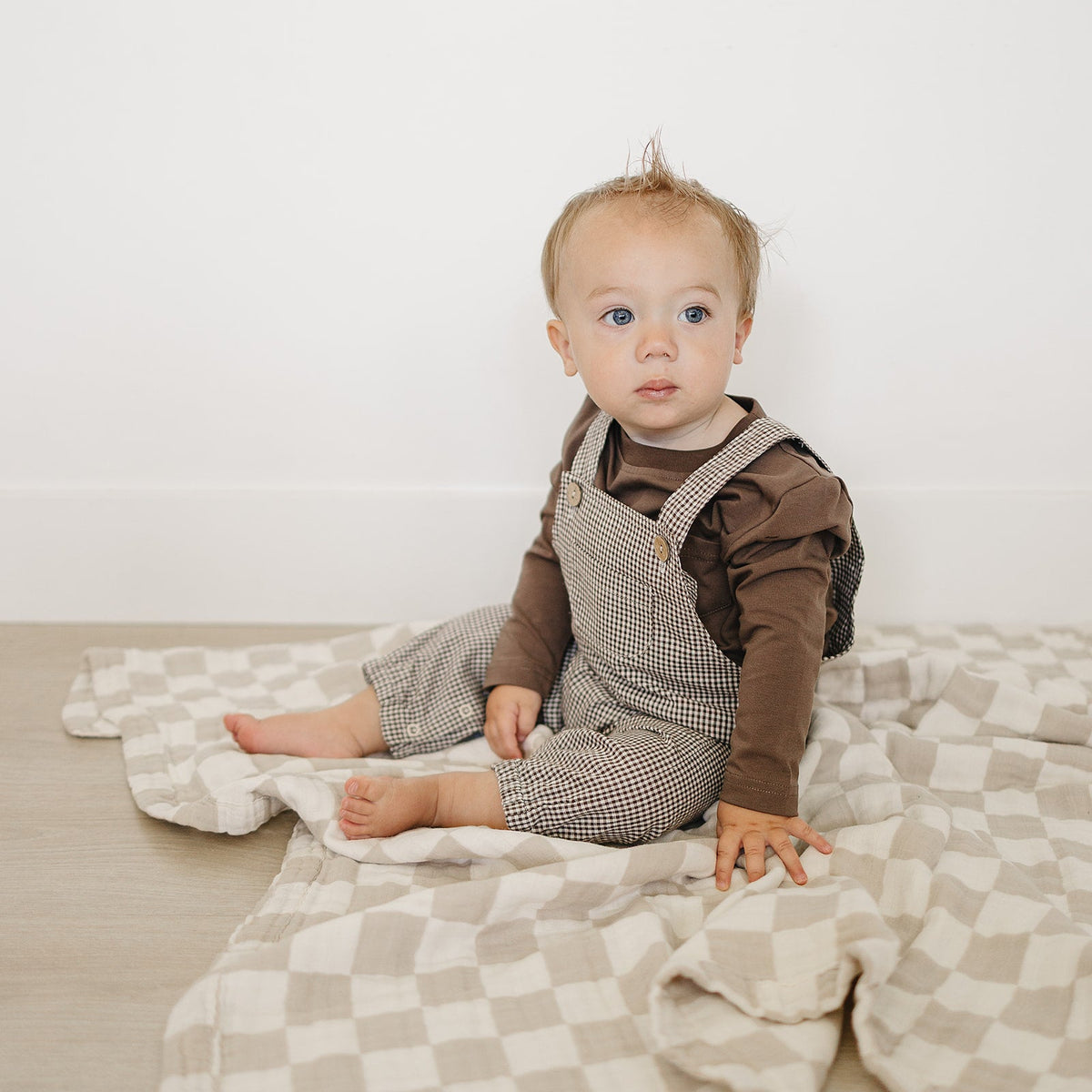 Brown Long Sleeve Tee for Boys