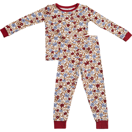 Desert Floral Ribbed Bamboo Cozy Set