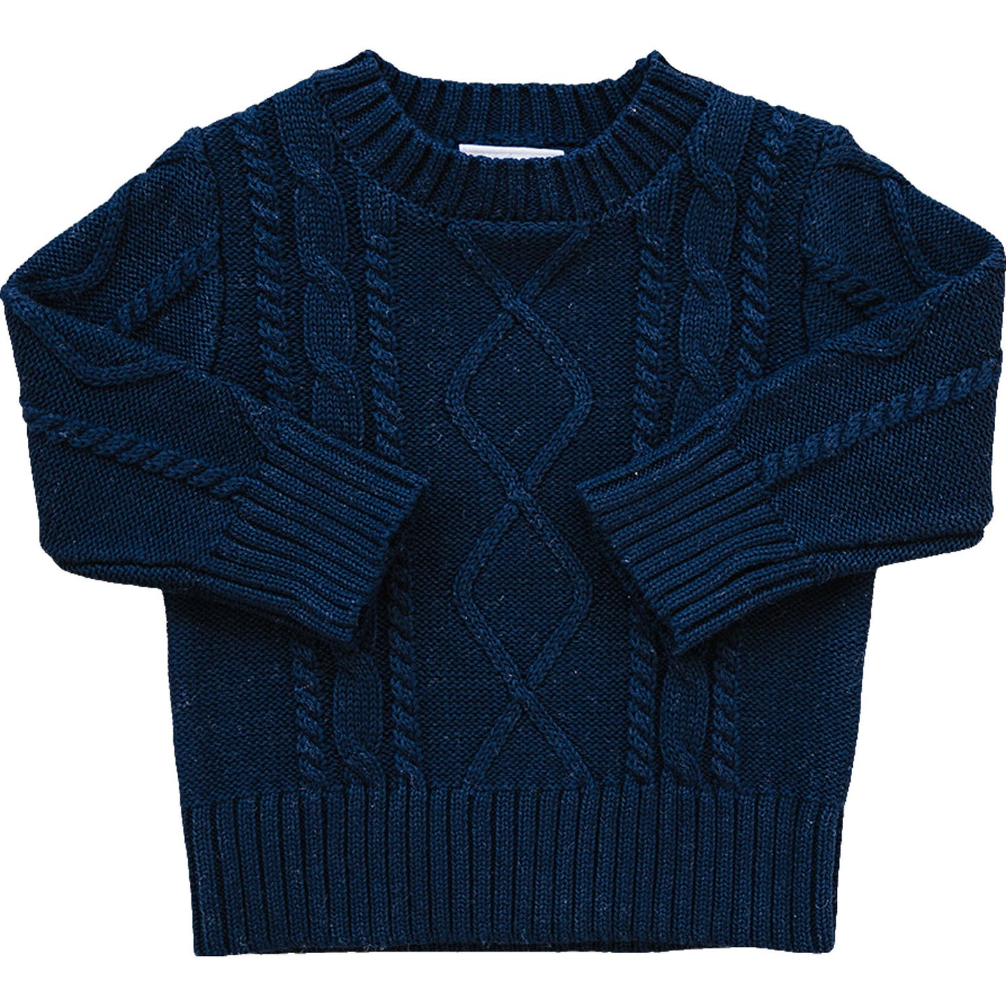 Navy Cable Knit Sweater