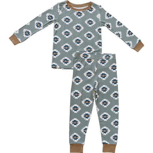 Western Desert Two-Piece Pajama Set