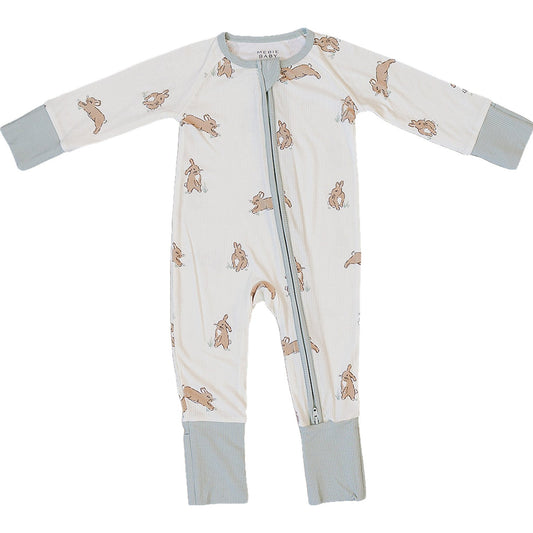Bunny Ribbed Bamboo Easter Pajamas