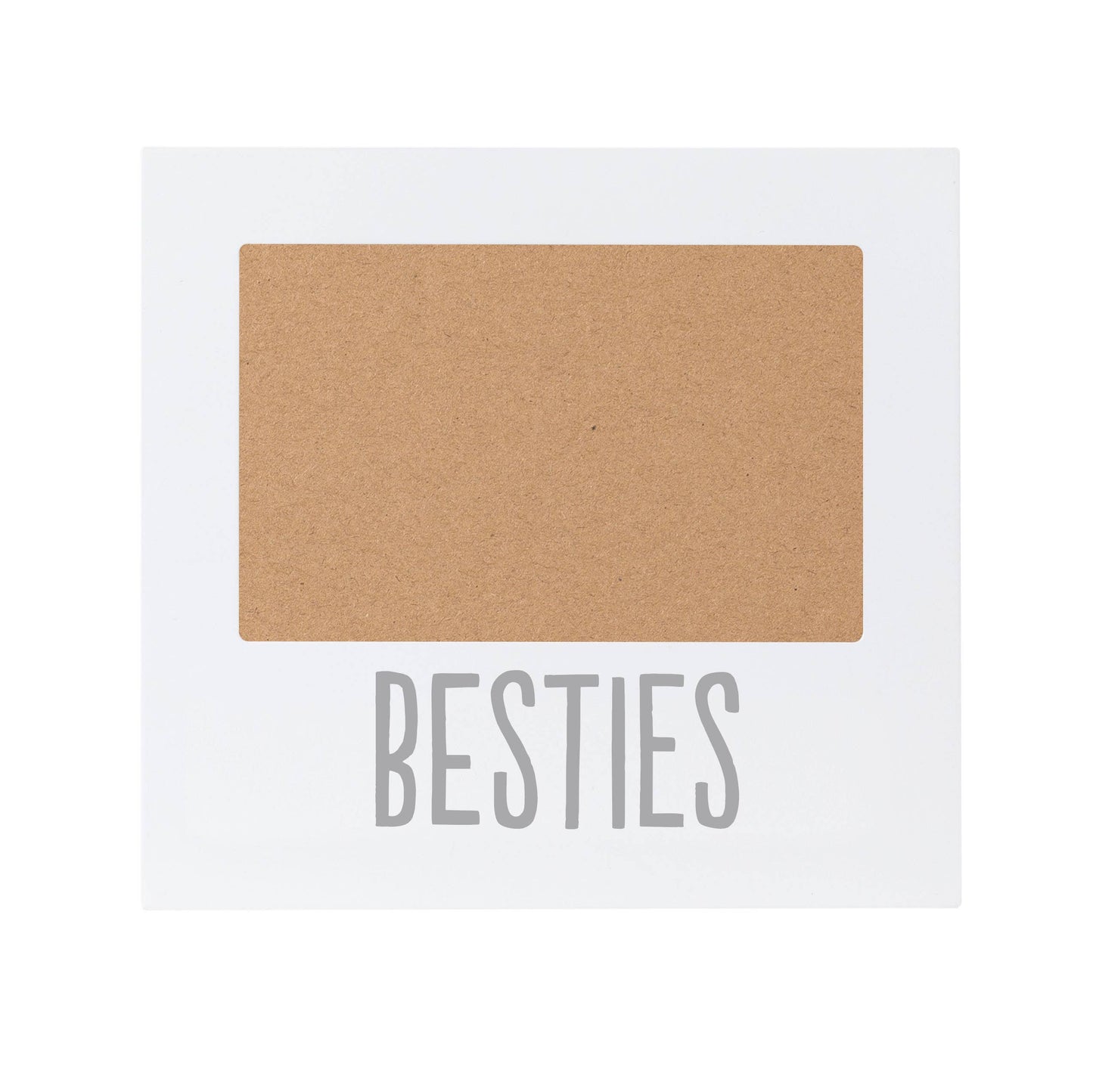 Besties Picture Frame, White
