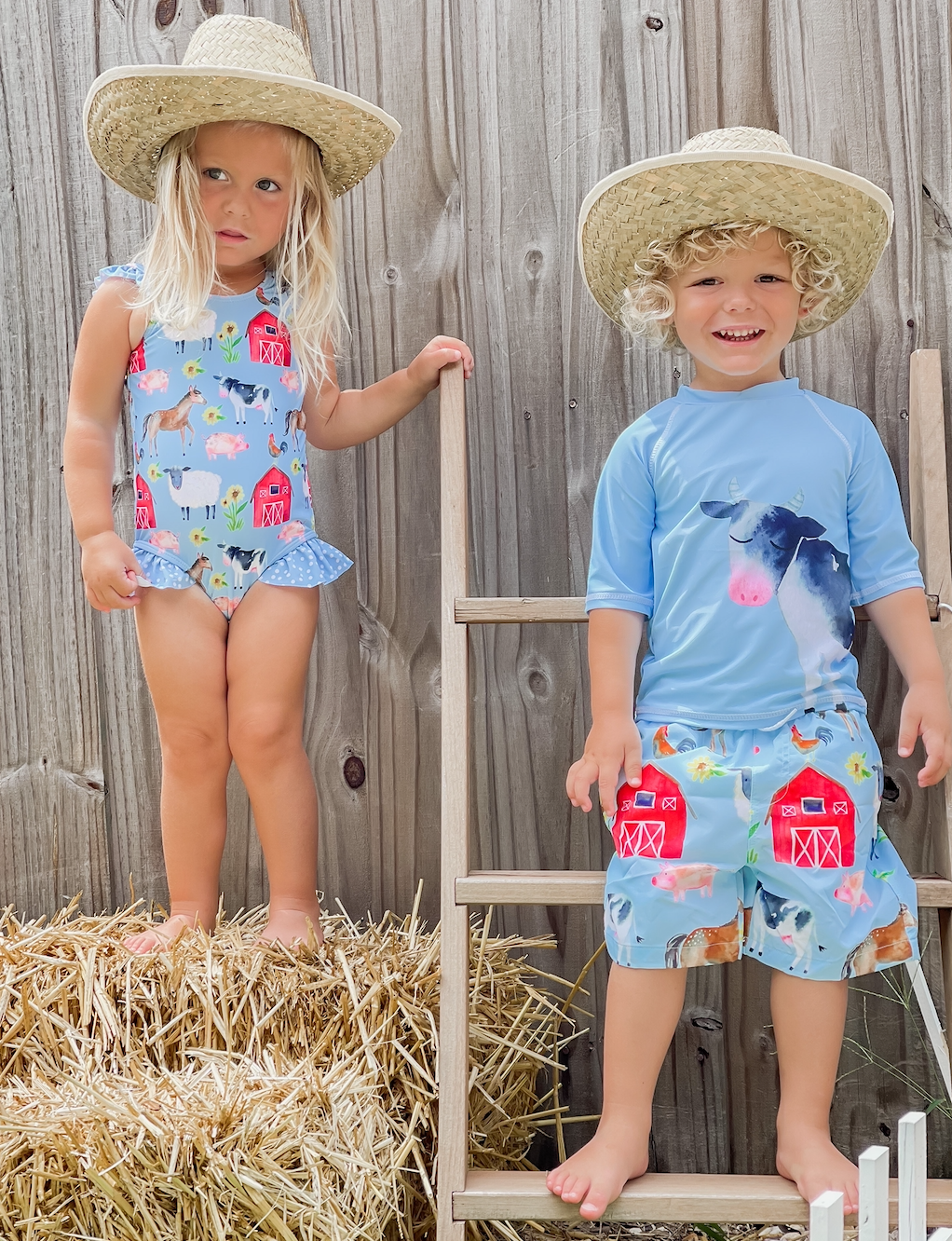 Barnyard Blue Swimsuit