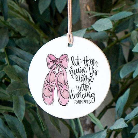 Dancing Praise Christmas Ornament