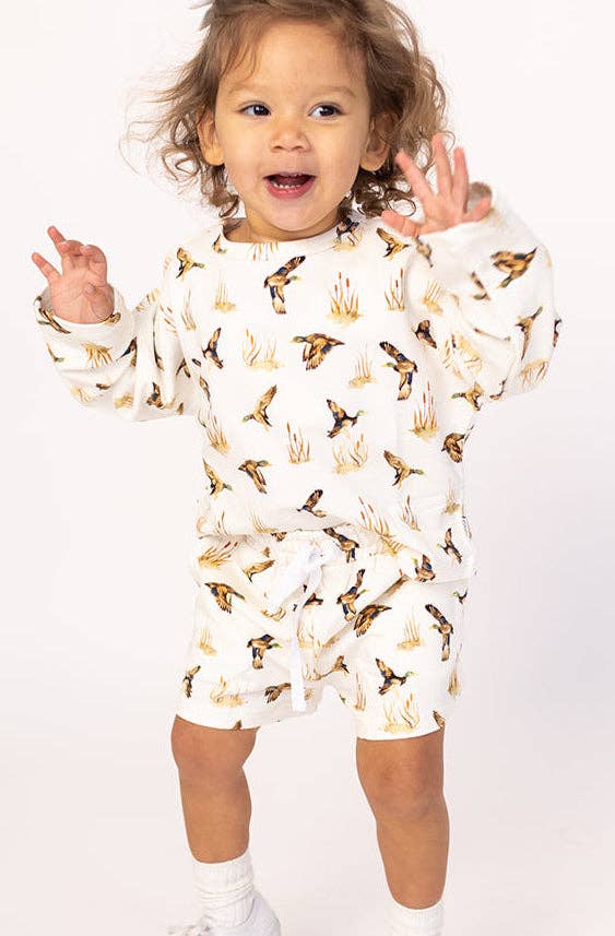 Ducks Bamboo Sweatshirt Set - Top & Bottom