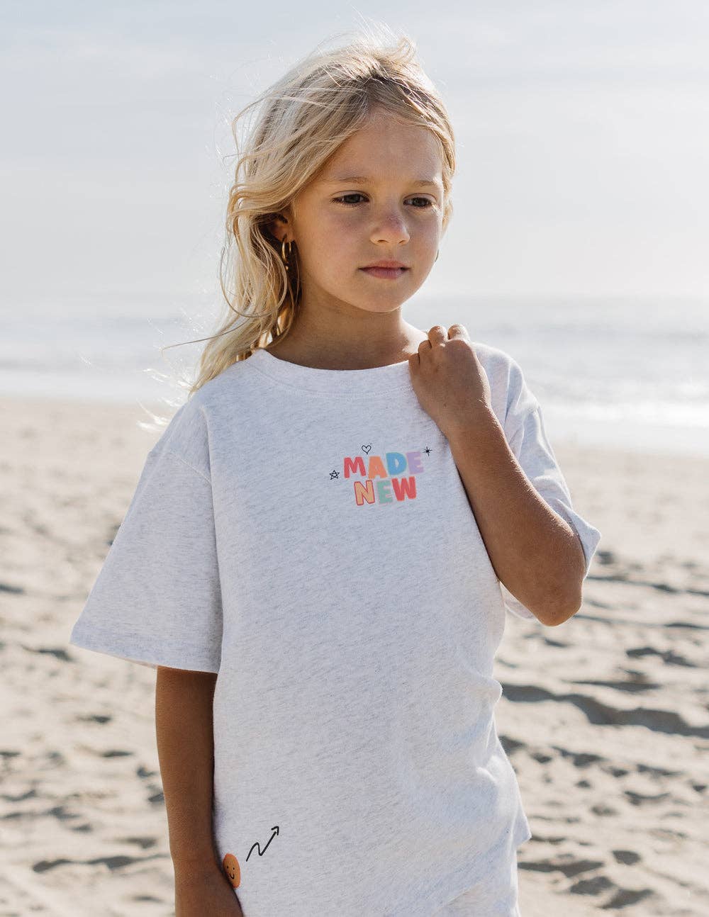 Heather Grey Faith Based Tshirt - Made New - Elevated Faith