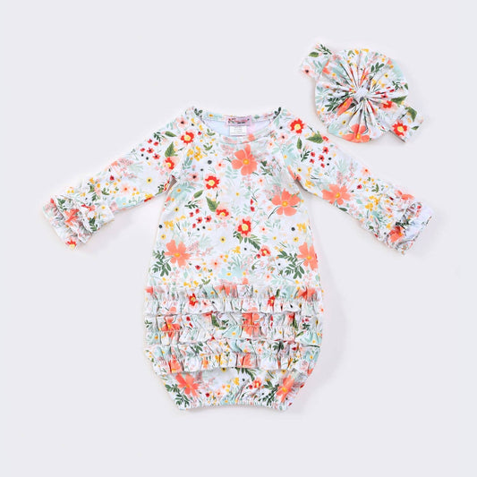 Milkweed Baby Gown