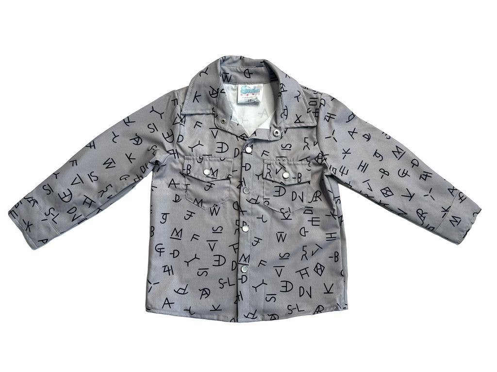 Western Pearl Snap button down for boys