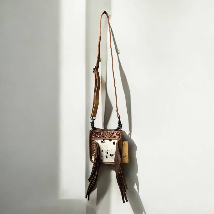 Rosita Kids Cowhide Fringe Purse – Western Mini Crossbody for Toddlers & Girls