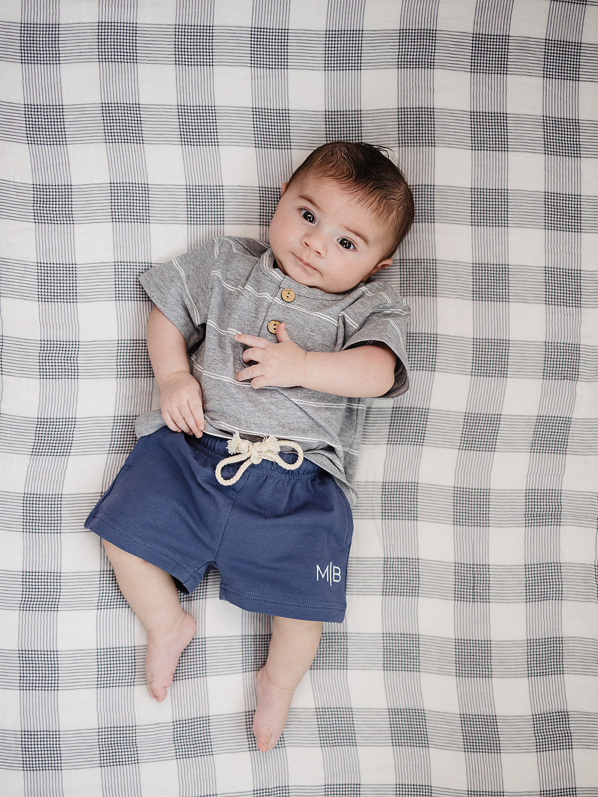 navy blue drawstring shorts for baby and toddler boys