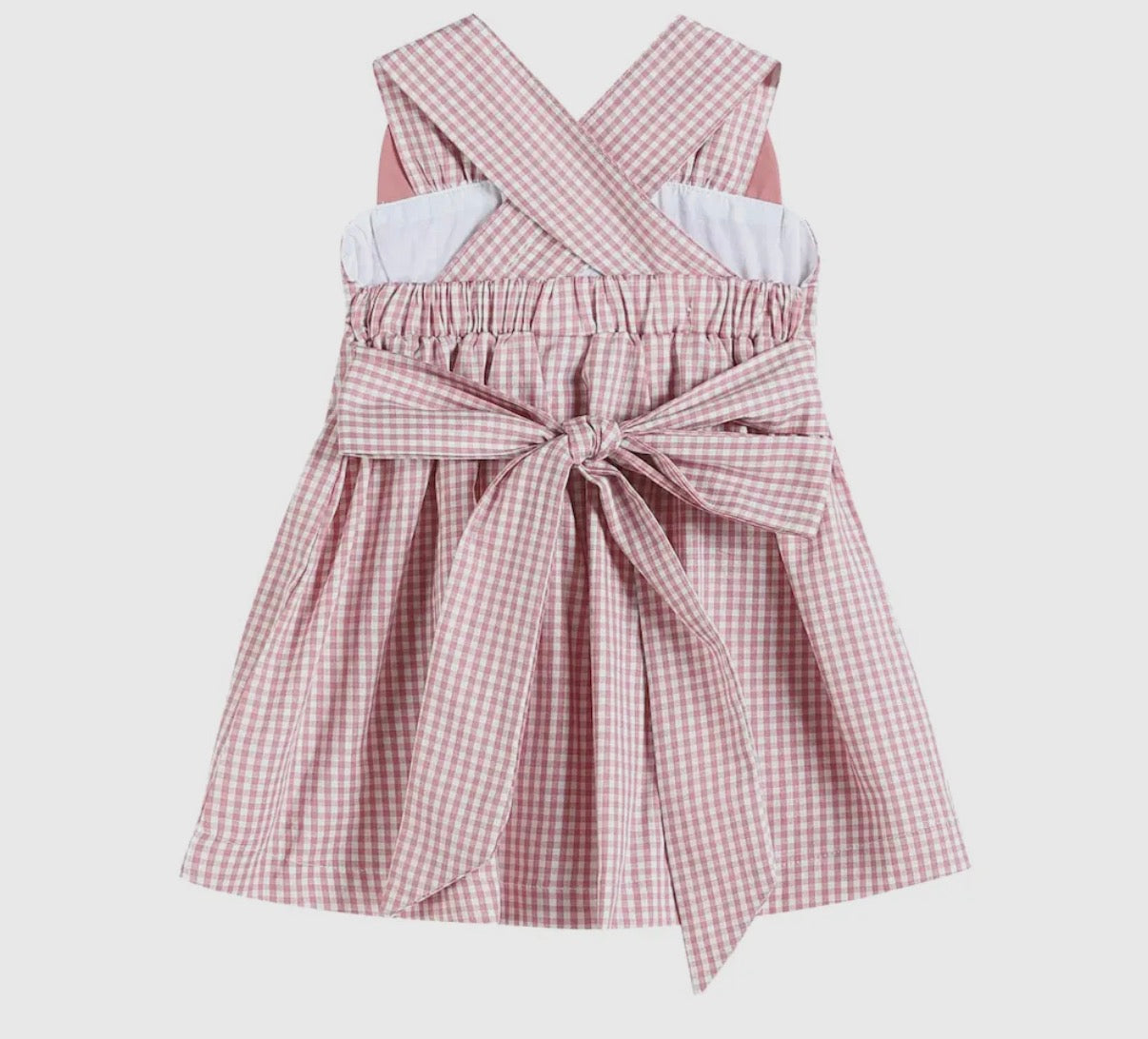 Pink pig themed twirl dress for toddlers