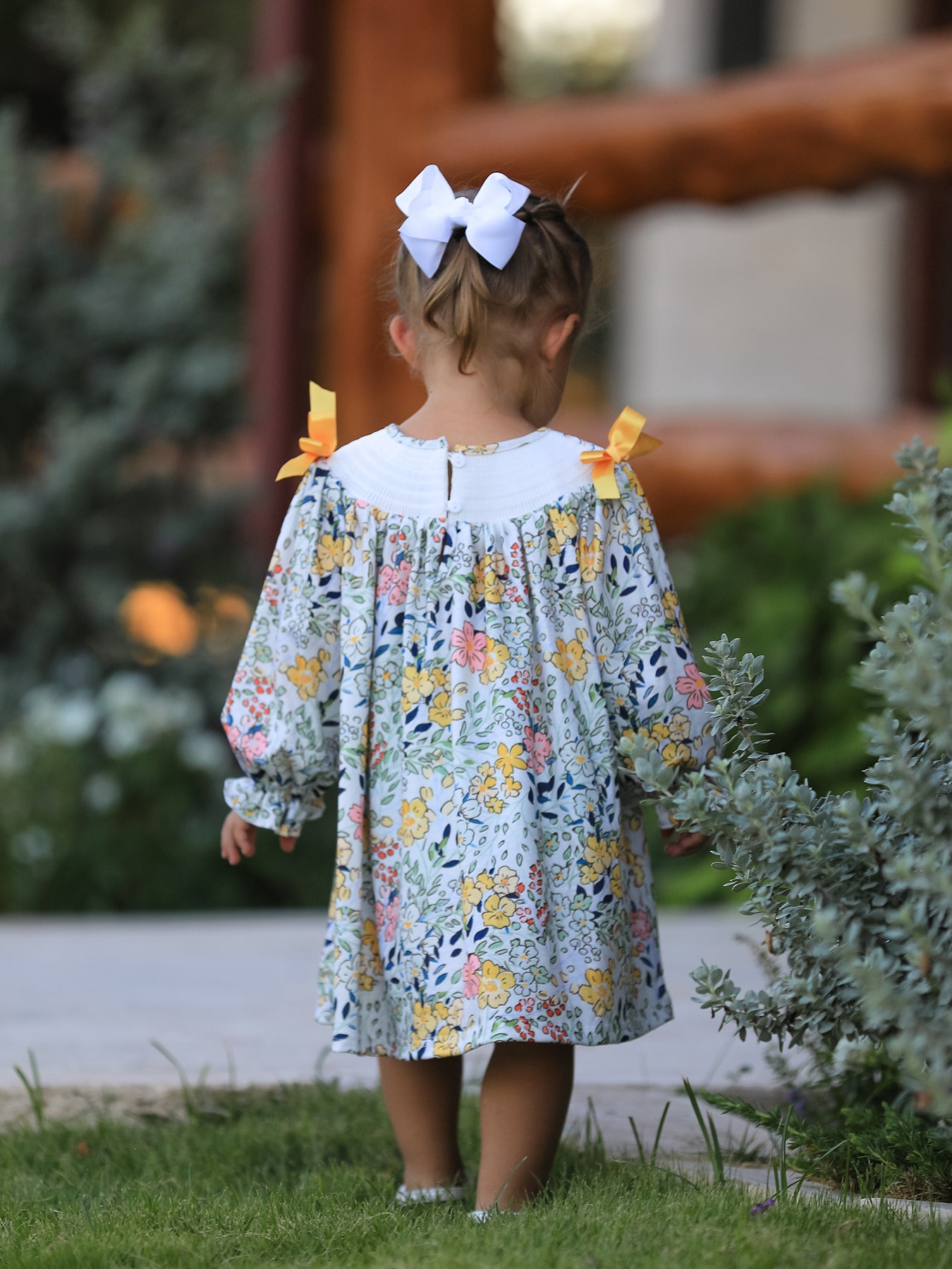 Marigold Meadow Smocked Dress