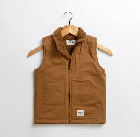 Sherpa Lined Vest for boys