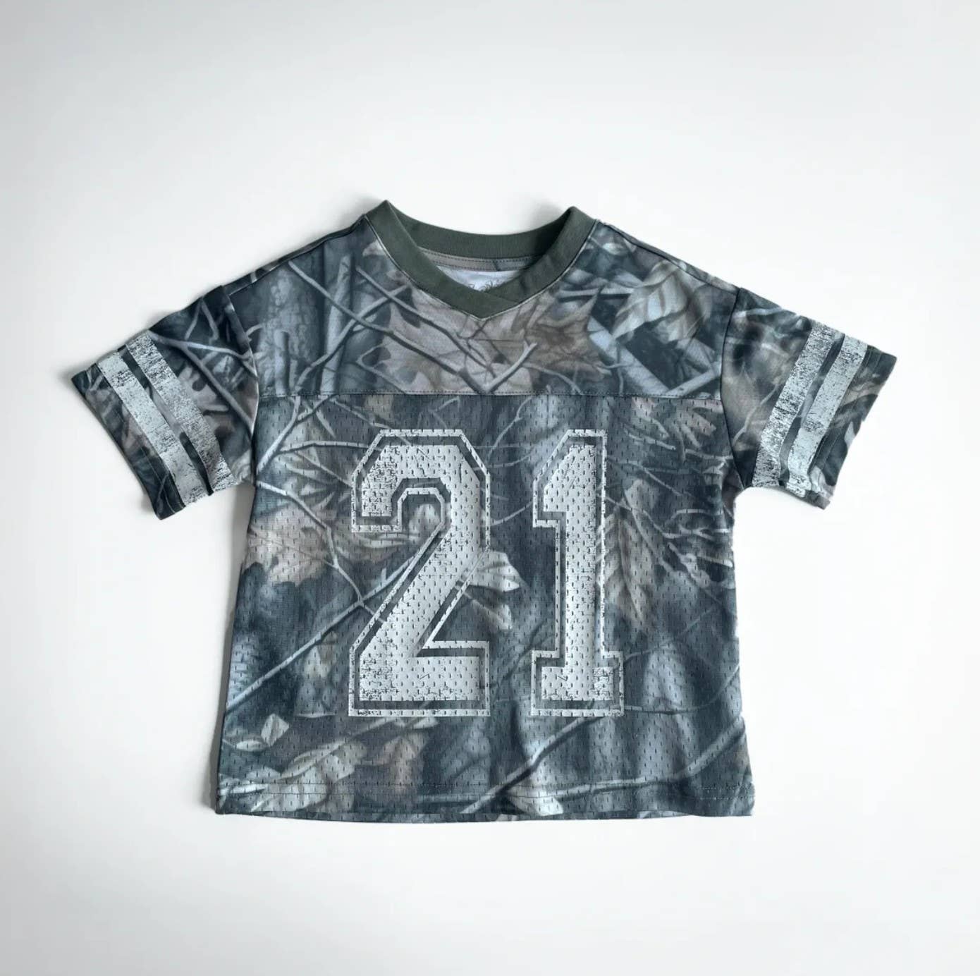 Camo football jersey for toddlers and boys